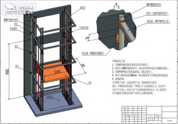 施工升降机内部结构图图片